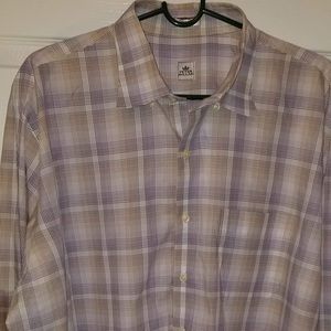 Peter Millar Men’s plaid sport shirt XL